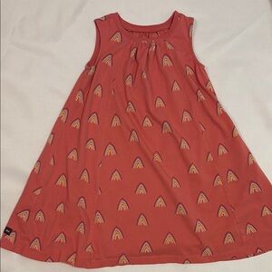 Tea Collection Coral Cotton Swing Dress